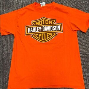 Harley-Davidson Vibrant Orange Short Sleeve Tee